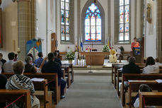 Feier der 1. Heiligen Kommunion in Sankt Crescentius (Foto: Karl-Franz Thiede)